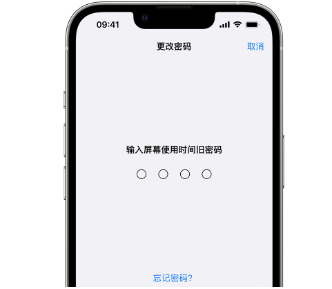 高邑iPhone屏幕维修分享iPhone屏幕使用时间密码忘记了怎么办 