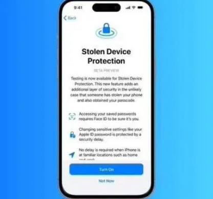 高邑苹果授权维修店分享被盗设备保护功能开启方法 