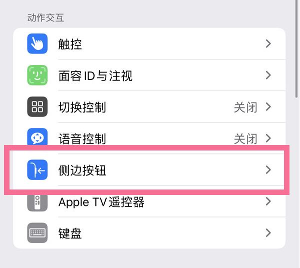 高邑苹果14维修店分享iPhone14 Plus侧键双击下载功能关闭方法 