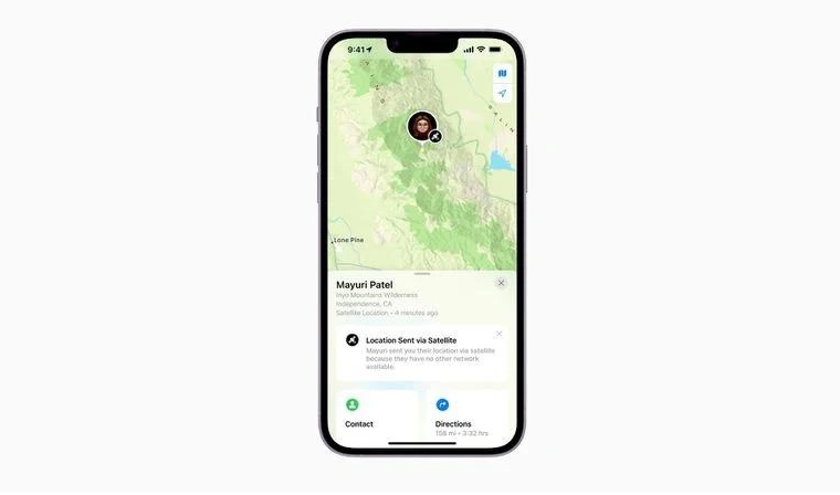 高邑苹果14维修分享iPhone14系列中 FindMy功能通过卫星分享位置方法教程 