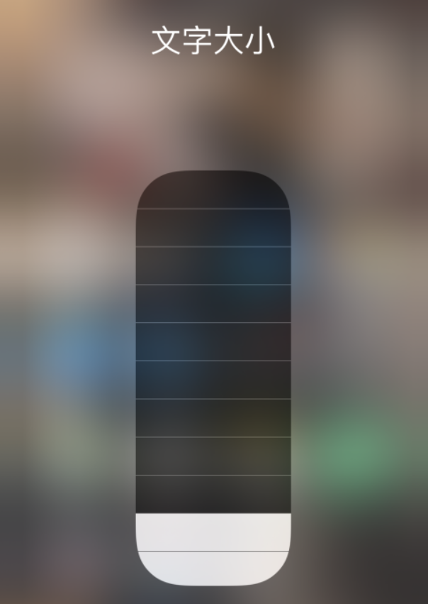高邑苹果手机维修分享小技巧：在 iPhone 控制中心快速调节字体大小 