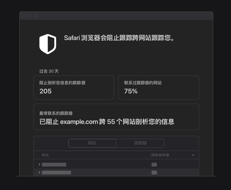 高邑苹果手机维修分享如何在 Safari 浏览器中查看和打开隐私报告 